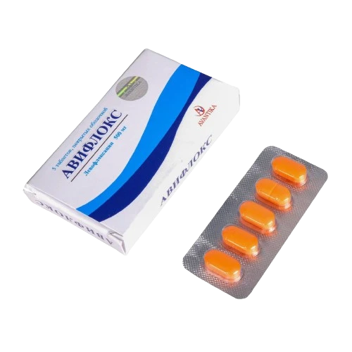 AVIFLOKS tabletkalari 500mg N5
