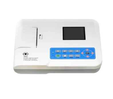 Elektrokardiograf ECG300G 3 kanalli 12 o'tkazgichli EKG apparati