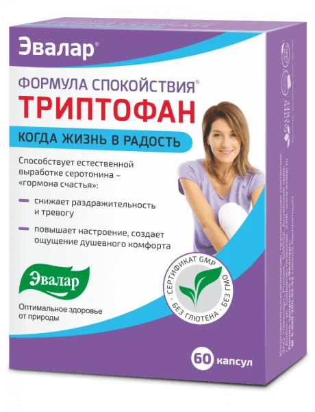 Formula spokoystviya Triptofan kapsulalar 0,275 g N60