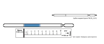 Indikatornaya trubka Brom (pari) 0,5-10 (4,5)