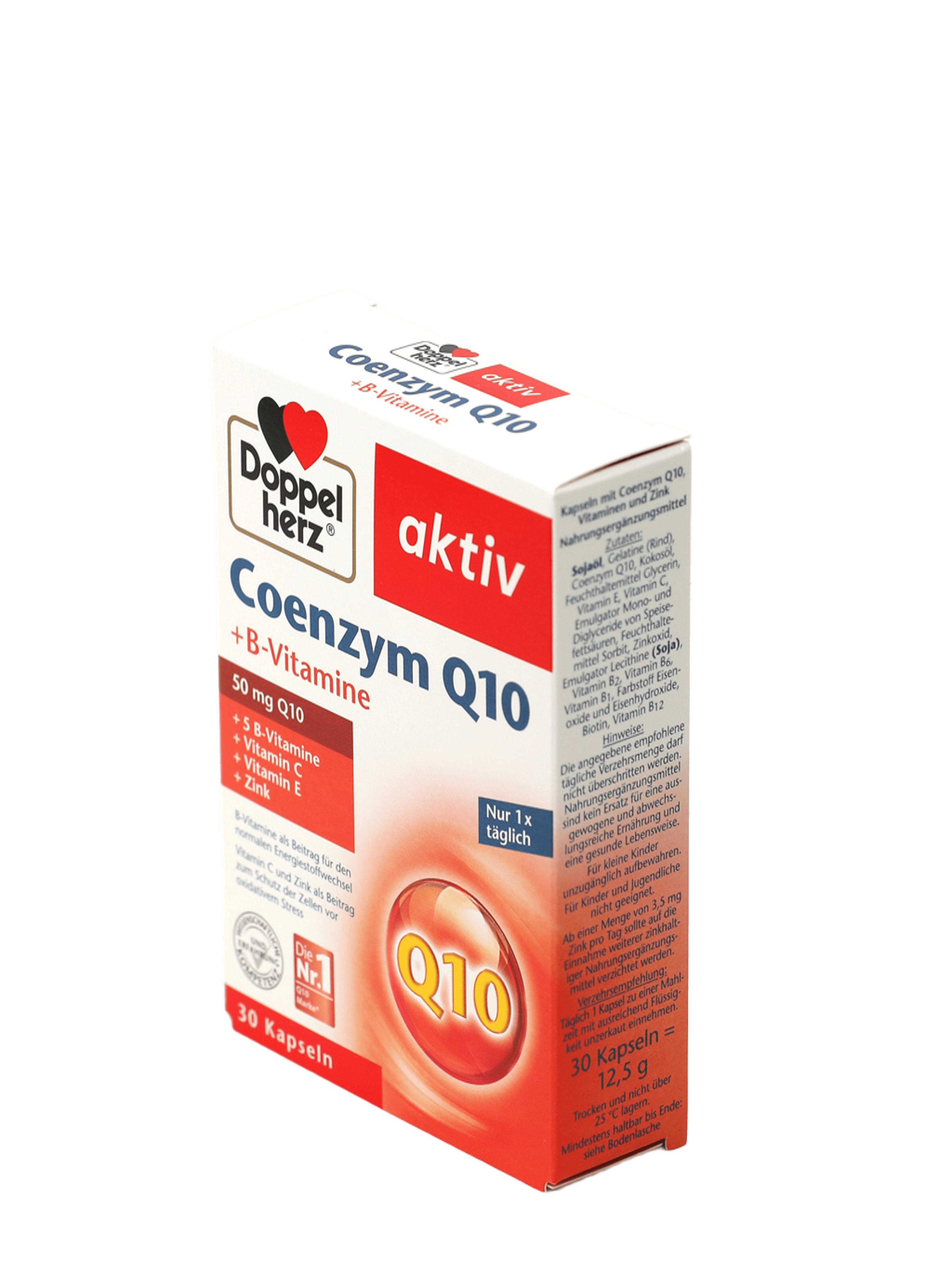 DOPPELGERS AKTIV KOENZIM Q10+VITAMINI GRUPPI V kapsulalar  N30