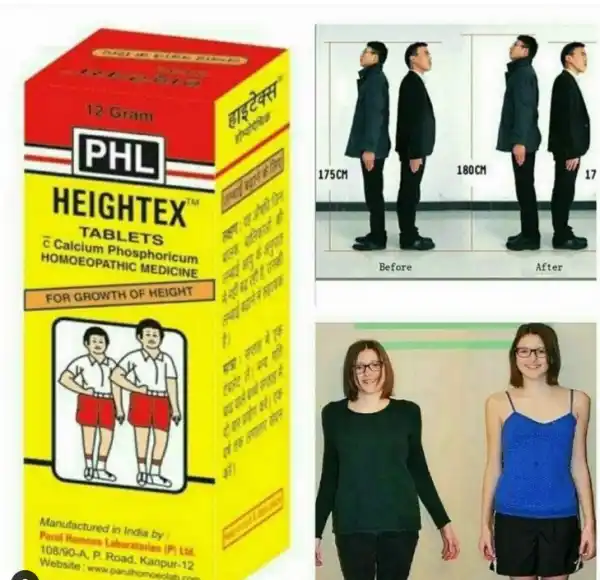 Heightex o'sishini rag'batlantirish uchun tabletkalar 25 gr. Hindiston. (O'sishni oshirishning tabiiy ta'siri)