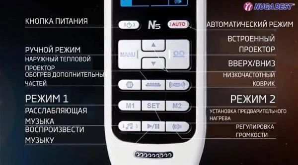 Кровать-массажёр N5 NUGA BEST