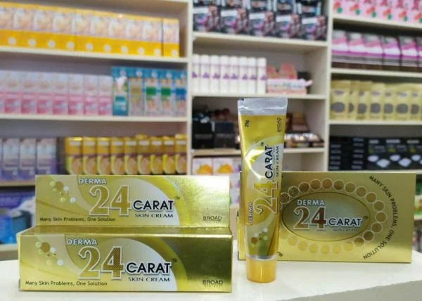 Davolovchi krem Derma 24 Carat (Teri kasalliklari uchun)