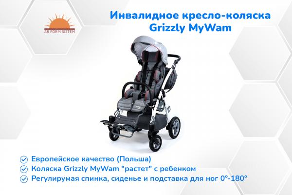 Инвалидное кресло-коляска детская Grizzly MyWam (ПОЛЬША) в наличии!