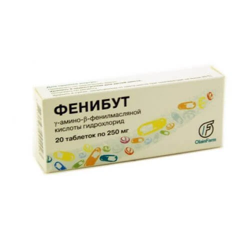 FENIBUT tabletkalari 250mg N20
