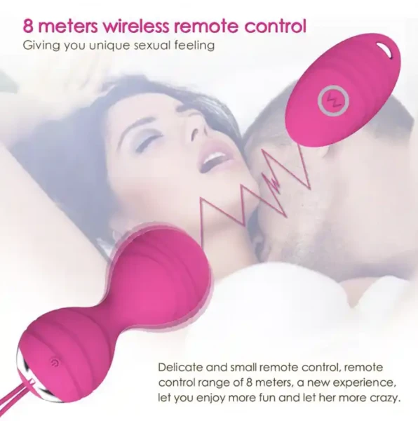 Вибратор женский силиконовый с пультом дистанционного управления
