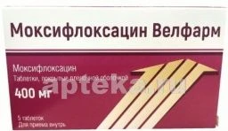 MOKSIFLOKSASIN VELFARM 0,4 tabletkalari N5