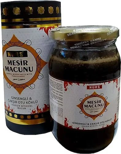 Turk tibbiy pastasi Mesir Macunu (Mesir Majunu)