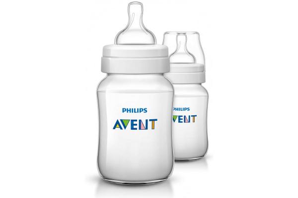 Butilochka dlya kormleniya, soska s medlennim potokom dlya detey 1 M+ 260 ml 2 sht. AV014