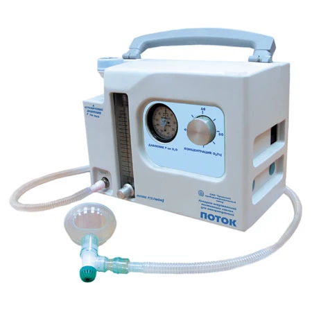 Apparat iskusstvennoy ventilyasii legkix model "Potok"