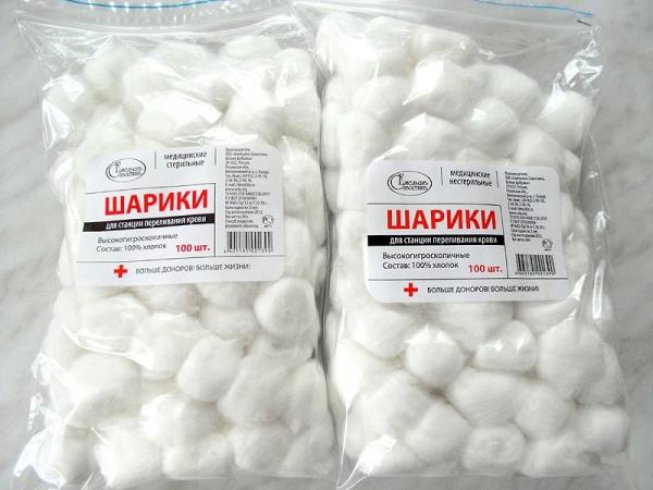 Ватные шарики