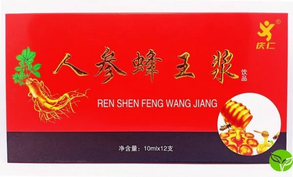 Маточное молочко с женьшенем Ren shen Feng Wang Jiang