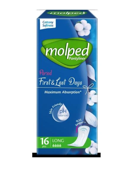 Ежедневные прокладки first&last days, 16 шт Molped