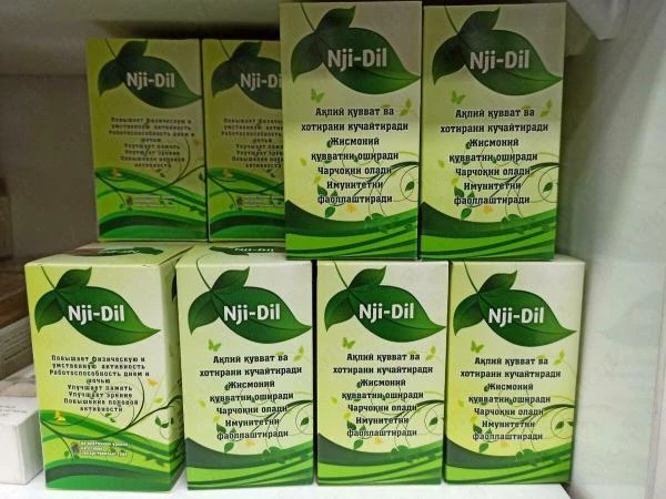 Xotira va miya faoliyatini yaxshilash uchun Nji Dil preparati
