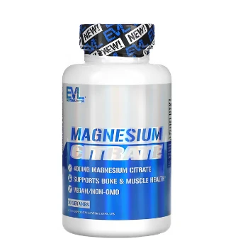 EVLution Nutrition Magniy sitrat, 200 mg, 60 kapsula