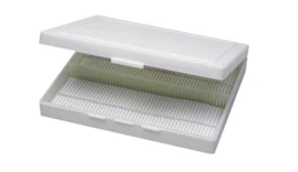 Shtativ-boks dlya predmetnix stekol 25-mestniy