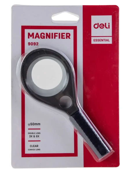 Lupa, x3, D50 mm, Deli