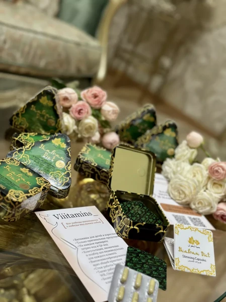 Shafran Diet vazn yo'qotish kapsulalari-parhez va yuklarsiz vazn yo'qotish va vazn yo'qotish uchun dori.