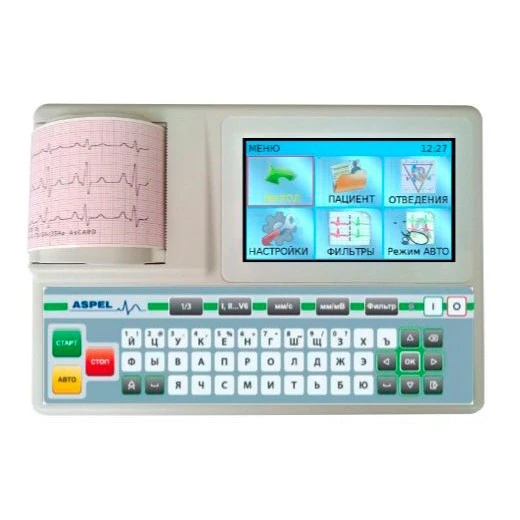 Elektrokardiograf AsCARD Green (3-x kanalniy)