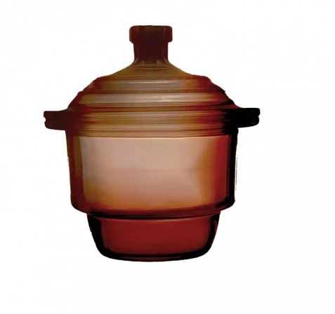 Eksikator 2-150 mm, bez krana, temnoe steklo