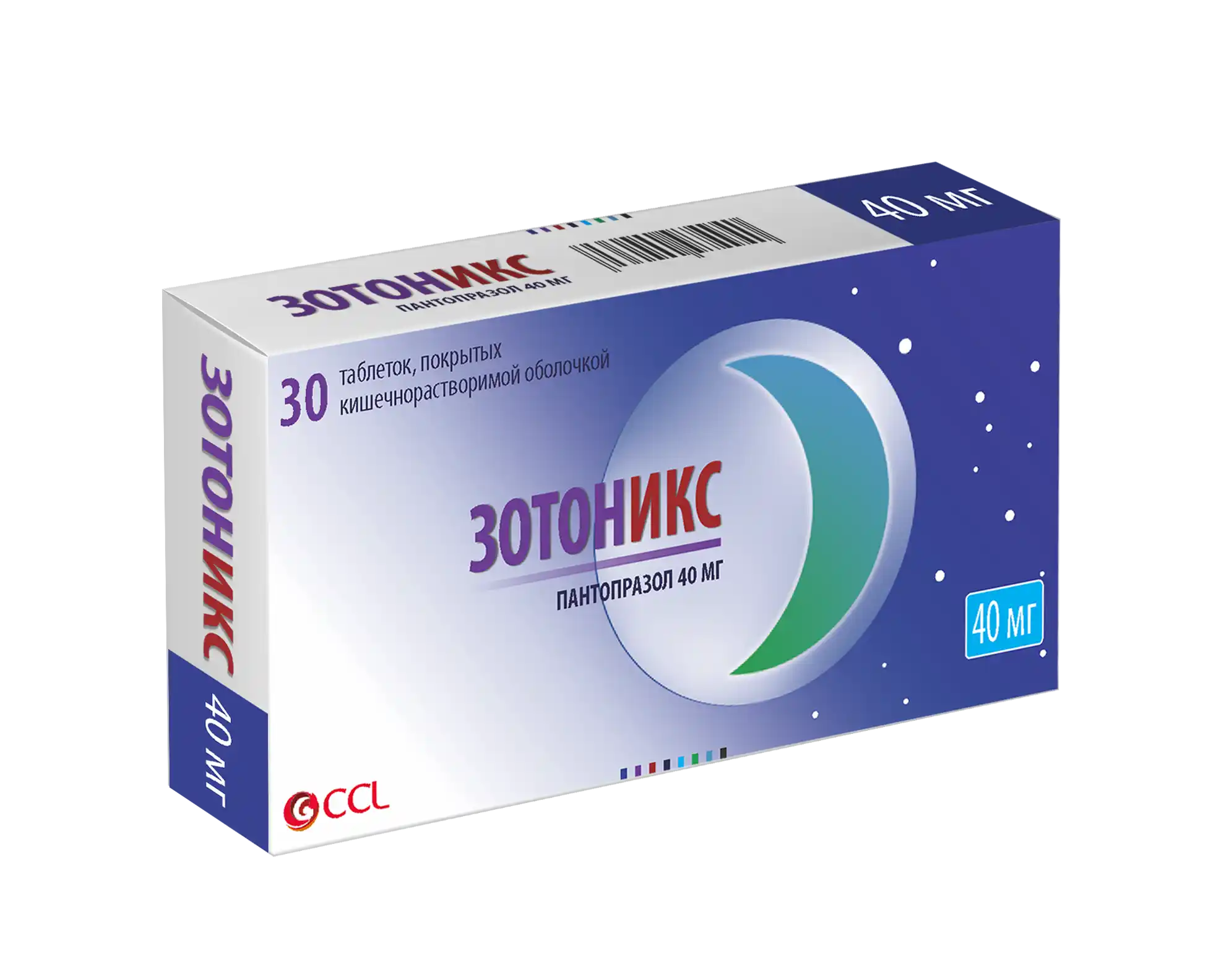 ZOTONIKS tabletkalari 40mg N30