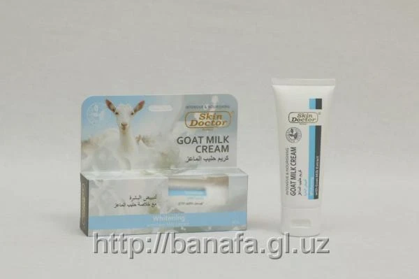 Otbelivayushiy krem s ekstraktom kozego moloka