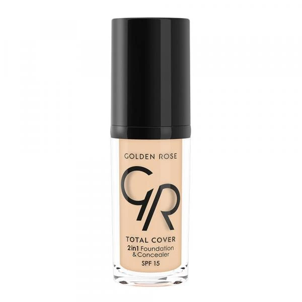 Тональный крем-корректор total cover 2in1 foundation & concealer №12-3366 Golden Rose