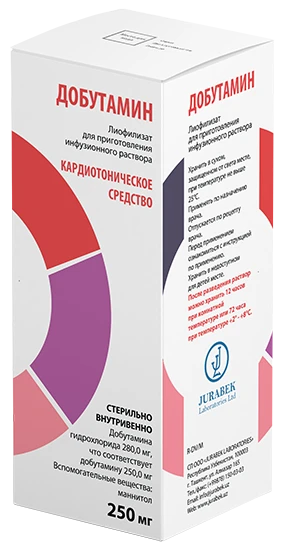 ДОБУТАМИН лиофилизат 250 мг N10