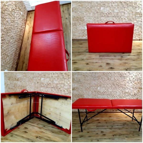 Kushetka sbornaya, razmer 2000x600mm, dermontin, nojki profil