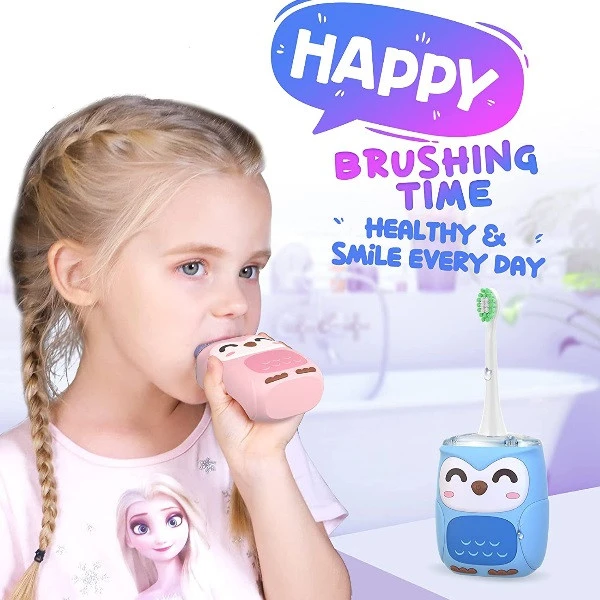 Детская электрическая зубная щетка Nabi / Pink