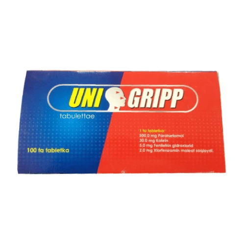 YUNIGRIPP tabletkalari N100