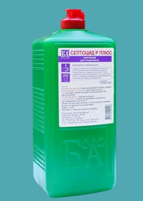Qo'llarni tozalash vositasi Septotsid R Plus (1 l)