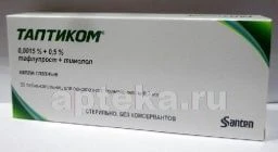 ТАПТИКОМ капли глазные 0,3мл 0,0015%+0,5% N30