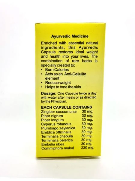 Slimcal vazn yo'qotish kapsulalari