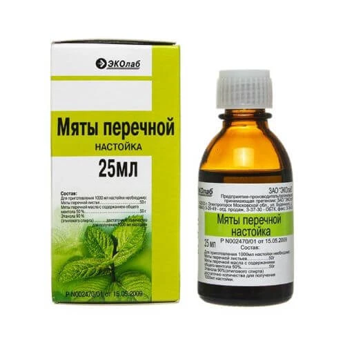 Мяты перечной настойка