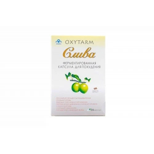 Fermentlangan olxo'ri Oxytarm vazn yo'qotish uchun kapsulalar