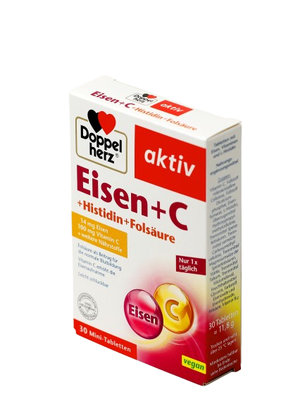 DOPPELGERS AKTIV JELEZO+ S+GISTIDIN+FOLIEVAYA KISLOTA tabletkalari N30