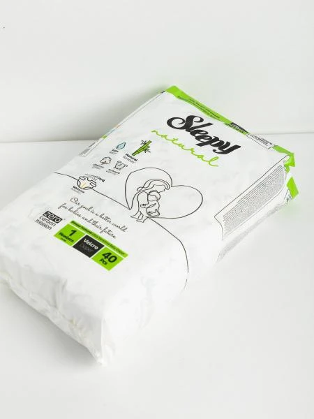 Детские подгузники Sleepy Natural №2 (3-6 кг) 42шт