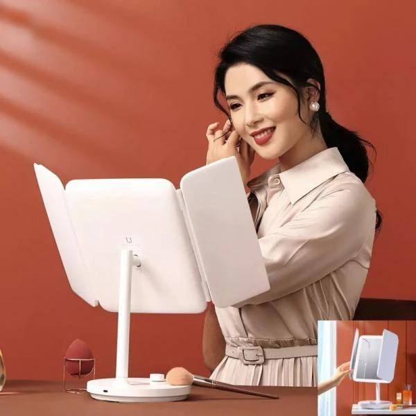 Zerkalo kosmeticheskoe dlya makiyaja s avtonomnoy podsvetkoy Xiaomi Jordan Judy