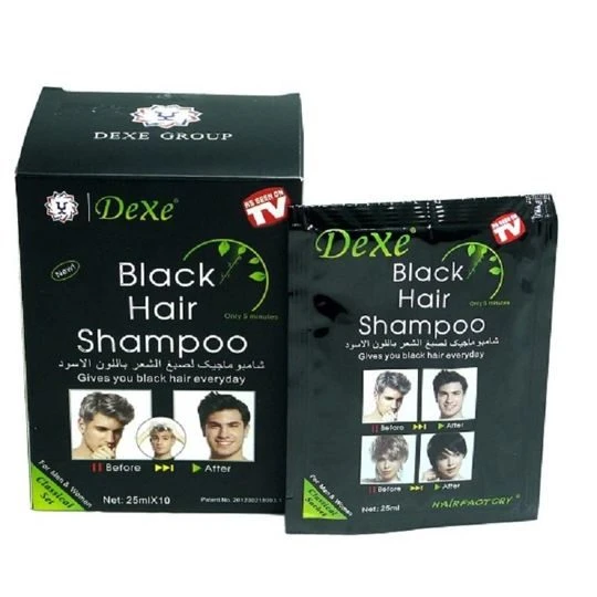 Shampun dlya mujchin ot sedix volos DEXE BLACK HAIR SHAMPOO