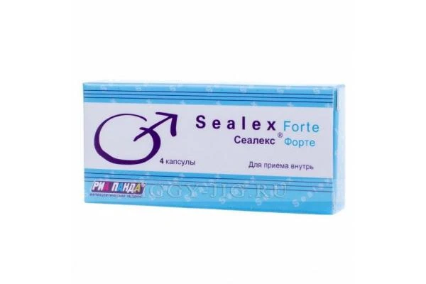 Sealex Forte Erektil disfunktsiyani davolash uchun