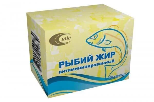 RIBIY JIR VITAMINIZIROVANNIY kapsulalar  500mg N50
