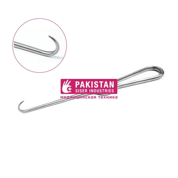 Kryuchok xirurgicheskiy kostniy odnozubiy ostriy