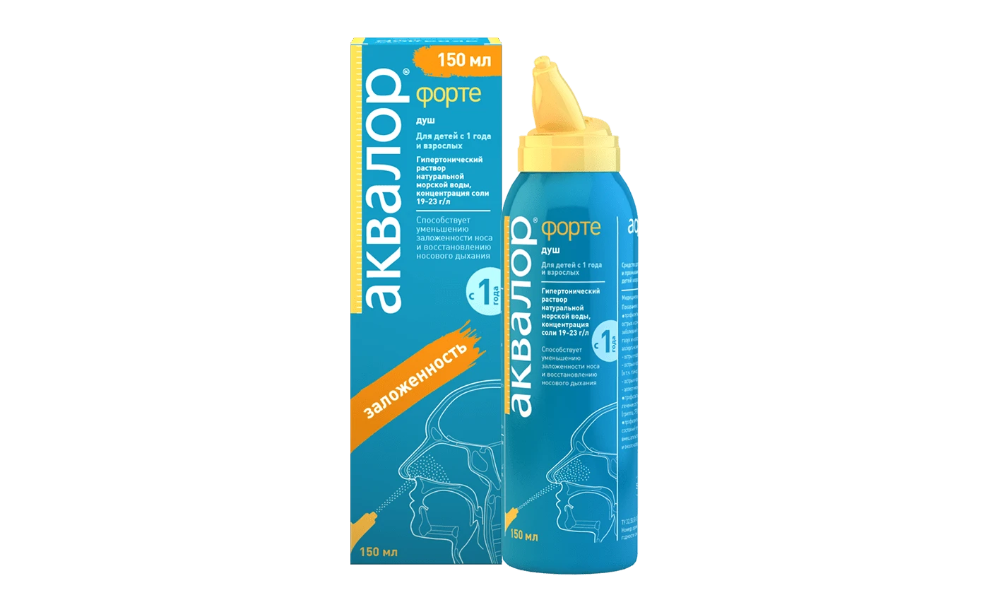 АКВАЛОР ФОРТЕ ДУШ 150мл