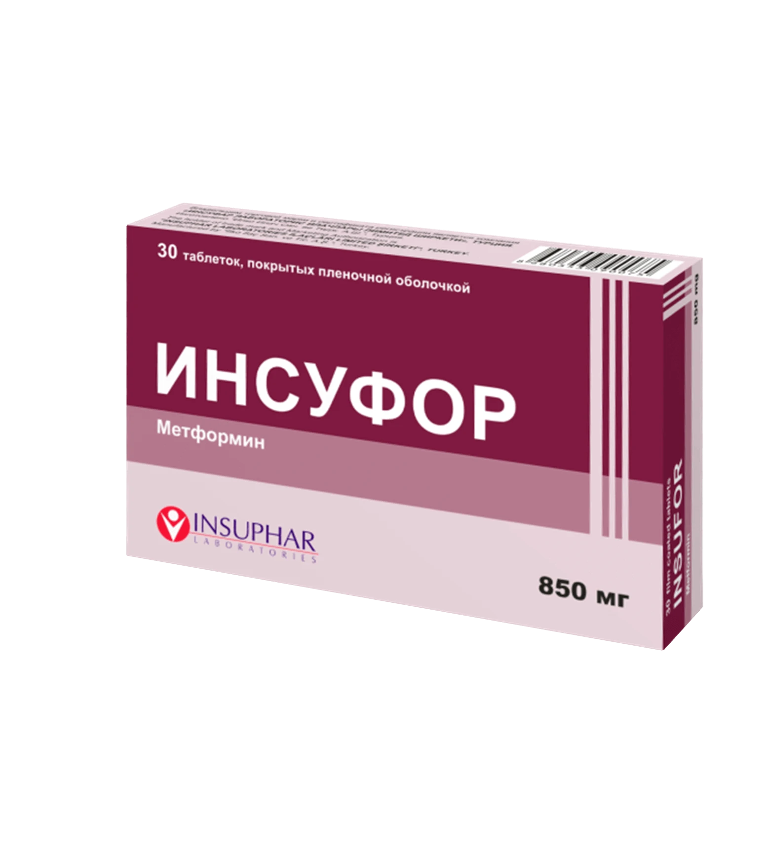 INSUFOR tabletkalari 850mg N30