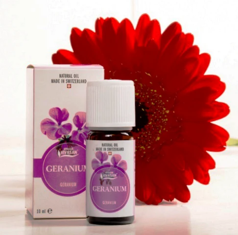 Efirnoe maslo Gerani yegipetskoy Vivasan, Shveysariya