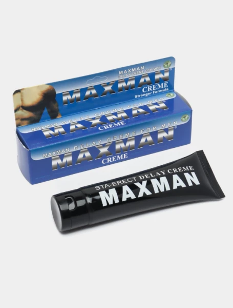 MAXMAN Delay Creme (синяя упаковка) — уверенность и контроль без компромиссов