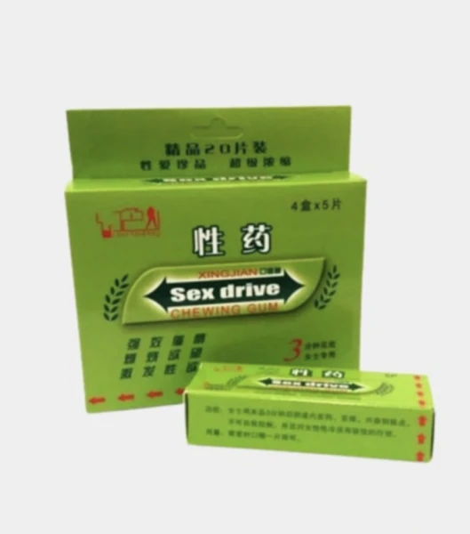 Жвачка для женщин "Sex drive gum chewing" / 5 пластин