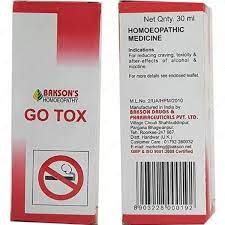 Капли для уменьшения тяги к сигаретам и алкоголю Go Tox